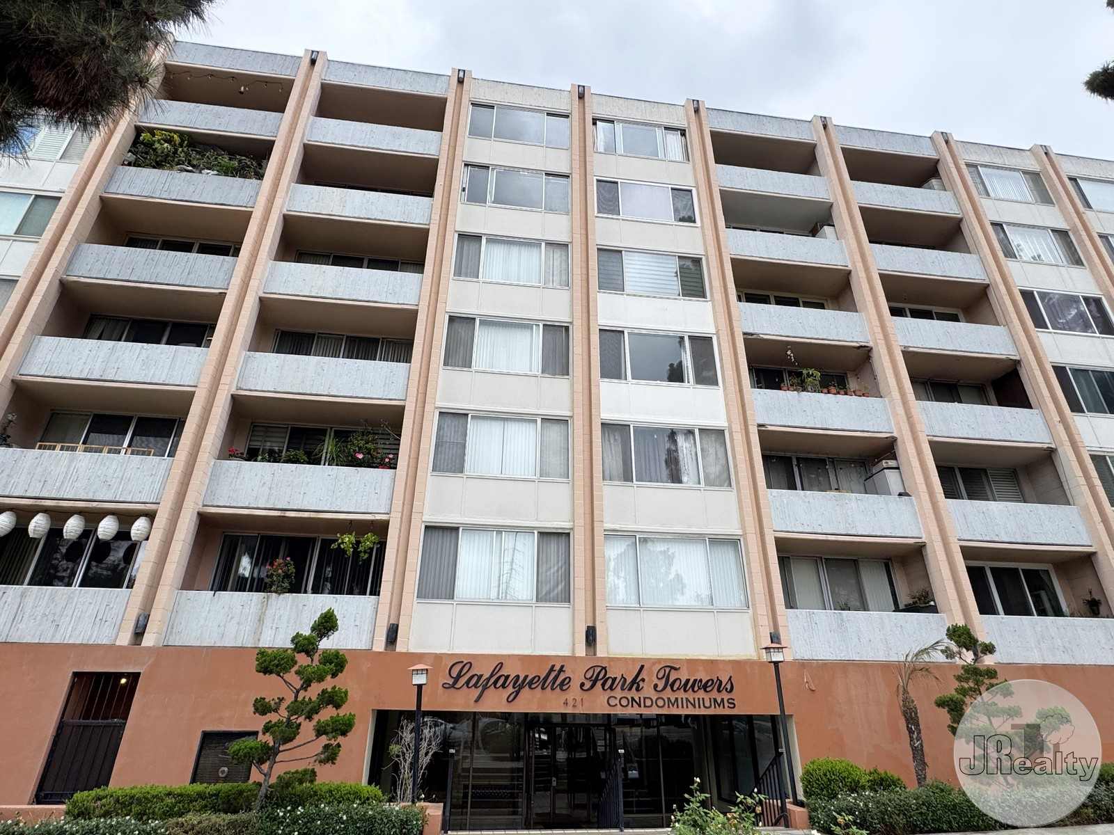 JRealty manages Townhomes & Condominium Units in Los Angeles Sample of a condo building